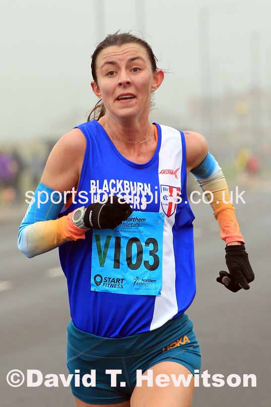 Senior womens 6 Stage 2023 Northern Mens 12 stage and Womens 6 Stage Relays and Young Athletes, Redcar. Photo: David T. Hewitson/Sports for All Pics